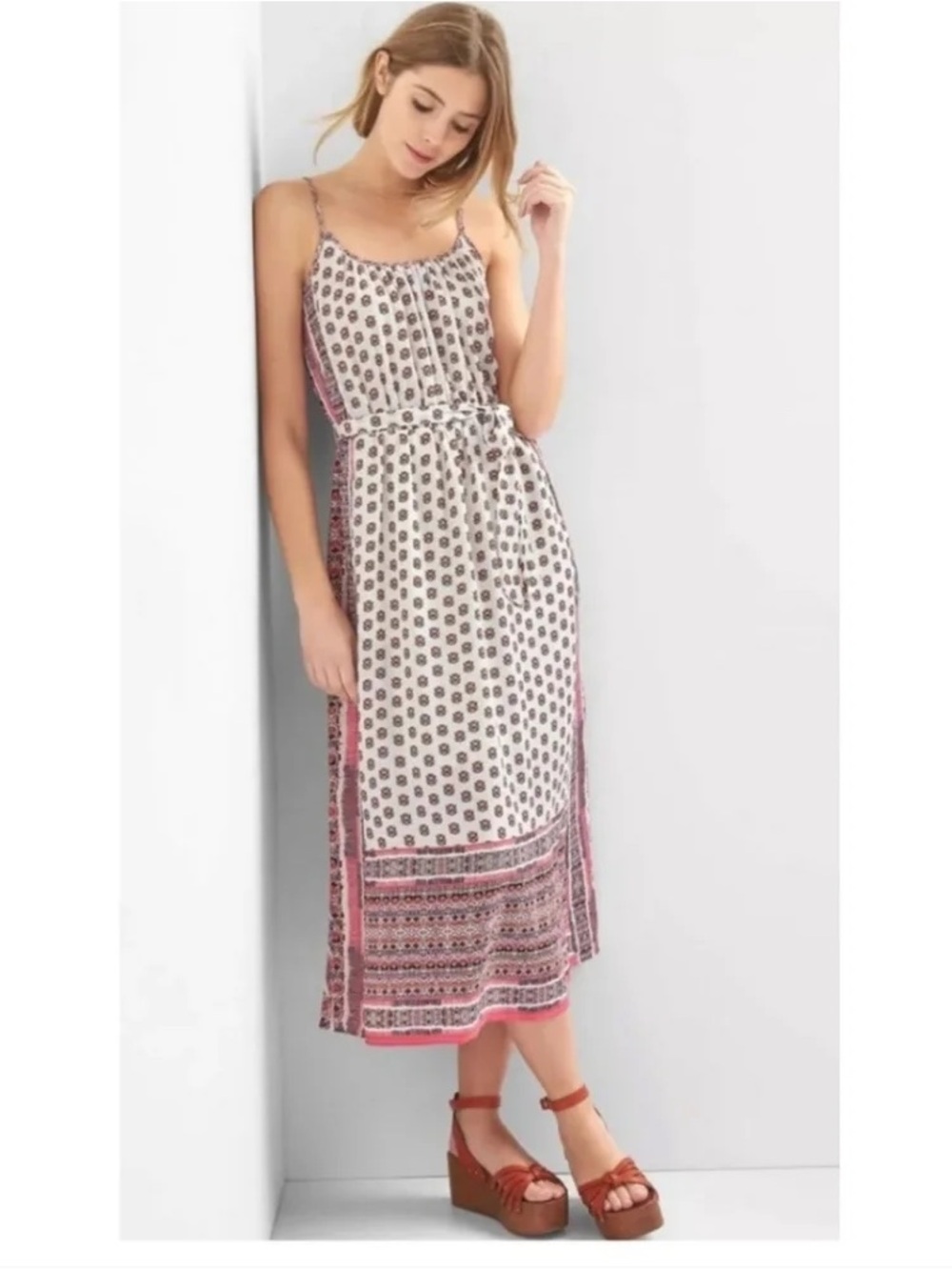 Gap Boho Maxi Dress S Tall - Picture 5 of 5